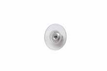 Load image into Gallery viewer, CHANEL シャネル ココマーク ピアス 重量約2.6g B17B刻印 ラインストーン メタル シルバー クリア 片耳用 美品 中古 4b002793