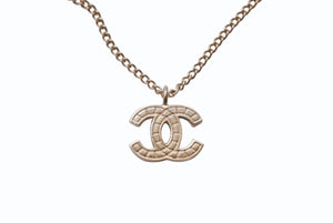 極美品 CHANEL シャネル ココマーク ネックレス 重量約6.8g 07V刻印 全長約42.5cm メタル GP ゴールド 中古 4b002792