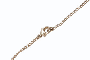 極美品 CHANEL シャネル ココマーク ネックレス 重量約6.8g 07V刻印 全長約42.5cm メタル GP ゴールド 中古 4b002792