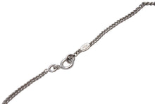 Load image into Gallery viewer, 極美品 CHANEL シャネル ココマーク ネックレス 重量約6.3g 07V刻印 全長約43cm メタル シルバー ブラック 中古 4b002798
