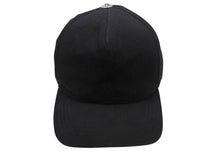 画像をギャラリービューアに読み込む, CHROME HEARTS クロムハーツ キャップ ブラック 016-093873 コットン真実 シルバー フリーサイズ 美品 中古 4b002804 