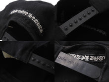 画像をギャラリービューアに読み込む, CHROME HEARTS クロムハーツ キャップ ブラック 016-093873 コットン真実 シルバー フリーサイズ 美品 中古 4b002804 