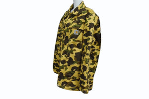 Carhartt カーハート アベイシングエイプ アクティブジャケット 06aw イエロー カモ柄コットン L ACE-04701 美品 中古 4b002805