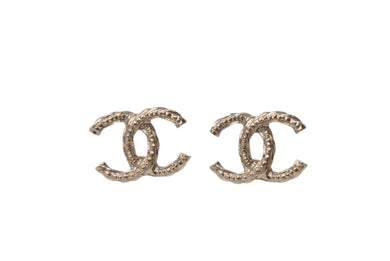 極美品 CHANEL シャネル ココマーク 両耳 ピアス アクセサリー ドット柄 B15B刻印 1.2g GP ゴールド 中古 4b002818