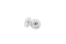 Load image into Gallery viewer, 極美品 CHANEL シャネル ピアス ココマーク 両耳 09V刻印 メタル ラインストーン シルバー 0.8g 中古4b002822