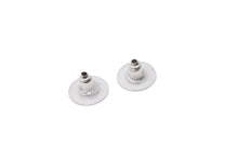 Load image into Gallery viewer, 極美品 CHANEL シャネル ピアス ココマーク 両耳 09V刻印 メタル ラインストーン シルバー 0.8g 中古4b002822