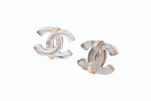 Load image into Gallery viewer, CHANEL シャネル ピアス 両耳 ココマーク アクセサリー 02A刻印 GP クリア ゴールド 2.6g 美品 中古 4b002819