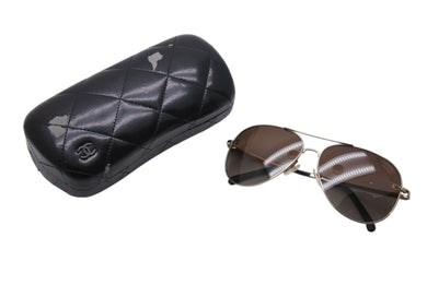 CHANEL シャネル ティアドロップ サングラス 4189-T-Q c.395/S9 サイズ59□14 135 ココマーク ブラウン グラデーション 美品 中古 4b002814