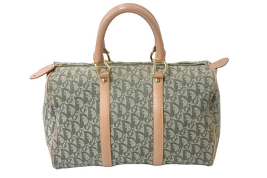 Christian Dior クリスチャンディオール ハンドバッグ PZ0701 スピーディ35型 カーキ ガリアーノ期 美品 中古 4b002832