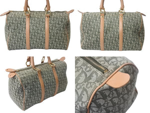 Christian Dior クリスチャンディオール ハンドバッグ PZ0701 スピーディ35型 カーキ ガリアーノ期 美品 中古 4b002832