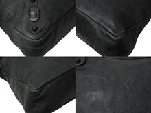 Load image into Gallery viewer, BALENCIAGA バレンシアガ ザ タウン エディターズバッグ 2WAY ショルダー ハンドバッグ グレー レザー 240579 美品 中古 4b002834