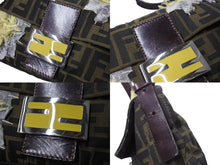 Load image into Gallery viewer, 極美品 FENDI フェンディ マンマバケット ワンショルダーバッグ 26424 ズッカ柄 フラワーモチーフ 刺繍 シルバー金具 中古 4b002837