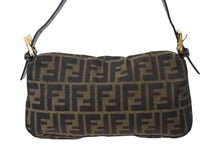 Load image into Gallery viewer, FENDI フェンディ マンマバケット ワンショルダーバッグ 26424 ズッカ柄 ブラウン キャンバス レザー ゴールド金具 美品 中古 4b002838