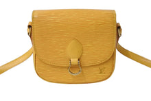 Load image into Gallery viewer, LOUIS VUITTON ルイヴィトン ミニ サンクルー ショルダーバッグ M52219 エピ レザー イエロー ゴールド金具 良品 中古 4b002842