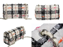 Load image into Gallery viewer, 極美品 CHANEL シャネル ミニマトラッセ 20 チェーンショルダーバッグ 30番台 ココマーク ツイード レザー マルチカラー 中古 4b002848