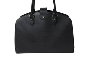 LOUIS VUITTON ルイヴィトン ポンヌフGM ハンドバッグ M59042 エピ レザー ブラック シルバー金具 美品 中古 4b002855