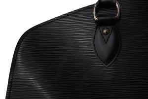 LOUIS VUITTON ルイヴィトン ポンヌフGM ハンドバッグ M59042 エピ レザー ブラック シルバー金具 美品 中古 4b002855