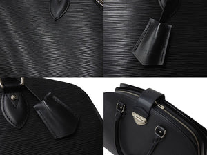 LOUIS VUITTON ルイヴィトン ポンヌフGM ハンドバッグ M59042 エピ レザー ブラック シルバー金具 美品 中古 4b002855