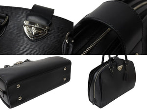 LOUIS VUITTON ルイヴィトン ポンヌフGM ハンドバッグ M59042 エピ レザー ブラック シルバー金具 美品 中古 4b002855
