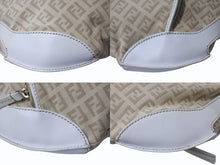 Load image into Gallery viewer, FENDI フェンディ ワンショルダーバッグ ズッキーノ イタリア製 8BR466 キャンバス レザー ベージュ 美品 中古 4b002859