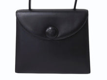 Load image into Gallery viewer, GIVENCHY MAROQUINERIE ジバンシィ マロキネリー フォーマルバッグ トップハンドル ハンドバッグ レザー ブラック 美品 中古 4b002861