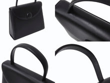 Load image into Gallery viewer, GIVENCHY MAROQUINERIE ジバンシィ マロキネリー フォーマルバッグ トップハンドル ハンドバッグ レザー ブラック 美品 中古 4b002861