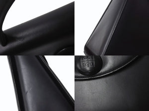 GIVENCHY MAROQUINERIE ジバンシィ マロキネリー フォーマルバッグ トップハンドル ハンドバッグ レザー ブラック 美品 中古 4b002861