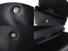 Load image into Gallery viewer, GIVENCHY MAROQUINERIE ジバンシィ マロキネリー フォーマルバッグ トップハンドル ハンドバッグ レザー ブラック 美品 中古 4b002861