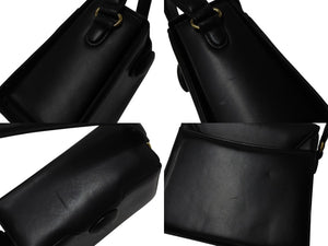 Givenchy ジバンシー ミニハンドバッグ フォーマルバッグ 4Gロゴ 付け替えロゴ付き カーフ レザー ブラック ゴールド金具 美品 中古 4b002869
