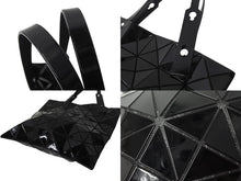 Load image into Gallery viewer, BAO BAO ISSEY MIYAKE バオバオ イッセイミヤケ LUCENT ルーセント トートバッグ BB93-AG053 ブラック 美品 中古 4b002870