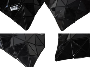 BAO BAO ISSEY MIYAKE バオバオ イッセイミヤケ LUCENT ルーセント トートバッグ BB93-AG053 ブラック 美品 中古 4b002870