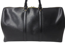Load image into Gallery viewer, LOUIS VUITTON ルイヴィトン キーポル45 ボストンバッグ M42972 エピレザー ブラック ゴールド金具 美品 中古 4b002871