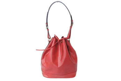 LOUIS VUITTON ルイヴィトン ノエ ワンショルダーバッグ M44007 エピ レザー レッド ゴールド金具 巾着型 美品 中古 4b002874