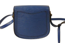Load image into Gallery viewer, LOUIS VUITTON ルイヴィトン エピ ミニサンクルー ショルダーバッグ M52215 トレドブルー ゴールド金具 良品 中古 4b002876