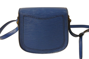 LOUIS VUITTON ルイヴィトン エピ ミニサンクルー ショルダーバッグ M52215 トレドブルー ゴールド金具 良品 中古 4b002876