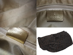 GUCCI グッチ ハンドバッグ ブルー GGスプリームキャンバス GG柄 レザー 000-0852 ゴールド金具 美品 中古 4b002878
