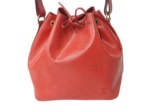 LOUIS VUITTON ルイヴィトン エピ ノエ 巾着ショルダーバッグ M44007 カスティリアンレッド レザー ゴールド金具 良品 中古 4b002881