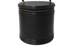 LOUIS VUITTON ルイヴィトン カンヌエピノワール ハンドバッグ M48032 エピレザー ブラック ゴールド金具 美品 中古 4b002887