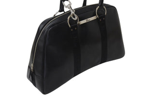 Christian Dior クリスチャンディオール ハンドバッグ 01-MA-0093 トロッター柄 レザー ラインストーン ブラック ガリアーノ期 美品 中古 4b002888