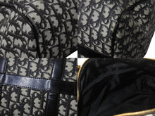 Load image into Gallery viewer, Christian Dior クリスチャンディオール ハンドバッグ BO C 0071 トロッター柄 スピーディ35型 ブラック ガリアーノ期 美品 中古 4b002890