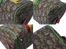Load image into Gallery viewer, Christian Dior クリスチャンディオール ハンドバッグ 05-MA-0054 トロッター柄 ラスタカラー ブラウン ガリアーノ期 美品 中古 4b002896