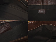 Load image into Gallery viewer, 極美品 CELINE セリーヌ ブギーバッグ ハンドバッグ ブラゾンロゴ CE00/35 レザー ブラウン ゴールド金具 中古 4b002904
