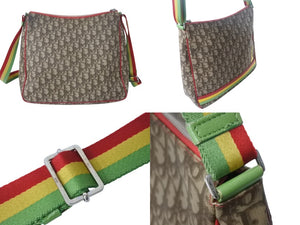Christian Dior クリスチャンディオール ショルダーバッグ 02RU 0064 トロッター柄 ラスタ ナンバリング ガリアーノ期 美品 中古 4b002905