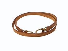 Load image into Gallery viewer, LOUIS VUITTON ルイヴィトン ショルダーストラップ バッグ ヌメ革 ブラウン ゴールド金具 ミニスピーディ用 美品 中古 4b002911