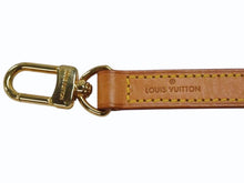 Load image into Gallery viewer, LOUIS VUITTON ルイヴィトン ショルダーストラップ バッグ ヌメ革 ブラウン ゴールド金具 ミニスピーディ用 美品 中古 4b002911