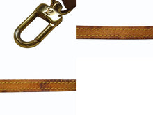 Load image into Gallery viewer, LOUIS VUITTON ルイヴィトン ショルダーストラップ バッグ ヌメ革 ブラウン ゴールド金具 ミニスピーディ用 良品 中古 4b002913