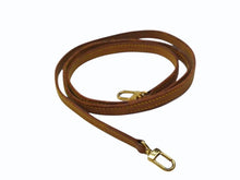 Load image into Gallery viewer, LOUIS VUITTON ルイヴィトン ショルダーストラップ バッグ ヌメ革 ブラウン ゴールド金具 ミニスピーディ用 良品 中古 4b002913