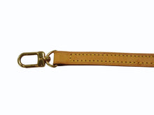 Load image into Gallery viewer, LOUIS VUITTON ルイヴィトン ショルダーストラップ バッグ ヌメ革 ブラウン ゴールド金具 ミニスピーディ用 美品 中古 4b002917