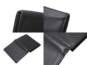 LOUIS VUITTON ルイヴィトン タイガ アンヴェロット カルト ドゥ ヴィジット M30922 カードケース 名刺入れ ブラック 美品 中古 4b002920