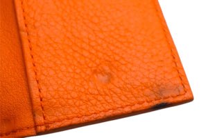 CHRISTIAN DIOR クリスチャンディオール トロッター柄 6連キーケース オレンジ ベージュ シルバー金具 美品 中古 4b002921
